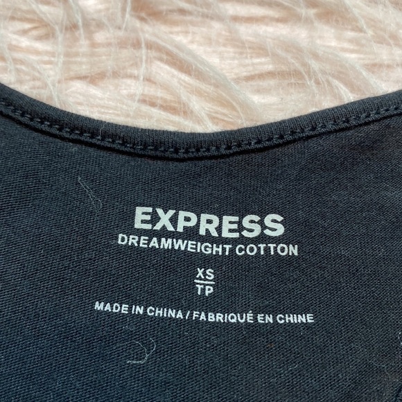 Express Black Sequin Racerback Tank sz XS - Picture 6 of 8